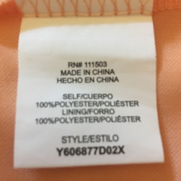 Luxology Peach & Purple Ombre Maxi Halter Style Dress Sz 20W - Picture 8 of 10